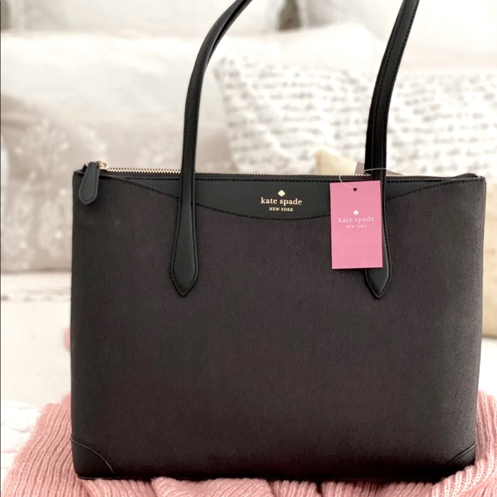 🆕 KATE SPADE | Black Shimmy Glitter Purse Tote